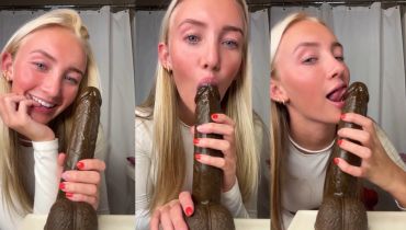 JOI Command: Kyliechase Stuffs Her Pussy With A BBC Dildo