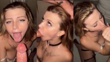 Cyberbunnie On Her Knees: Begs Him To Facefuck Her